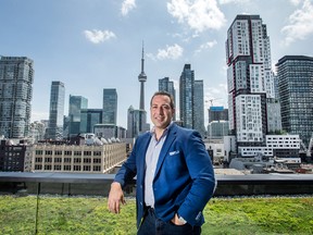 George Scorsis at his Toronto office.