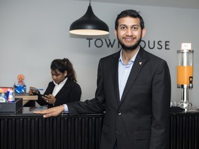 Ritesh Agarwal, founder and chief executive officer of Oravel Stays Ltd., doing business as Oyo Rooms, at an Oyo Townhouse in Bengaluru, India.