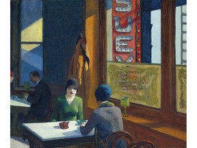 EDWARD HOPPER (1882-1967), Chop Suey, oil on canvas, 32 x 38 in. Painted in 1929. Estimate in the region of $70 million