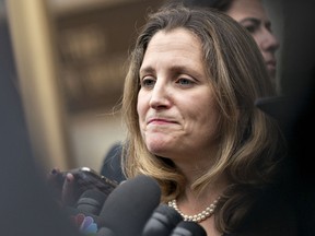 Foreign Affairs Minister Chrystia Freeland is back in Washington to try to hash out a deal for a revised North American Free Trade Agreement.