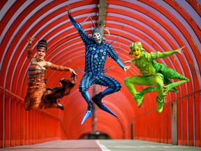 Cirque du Soleil performers in Glasgow. The Montreal-based circus is set to perform for the first time in Saudi Arabia.