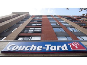 A Couche Tard convenience store is shown in Montreal on October 5, 2012. Alimentation Couche-Tard Inc. says it is too early to tell what long-term impact switching to the PC Optimum program will have on customers. Executives from the Quebec-based retailer say they are optimistic about the program, which it launched in mid-August after it severed ties with the Aeroplan program at the end of May.