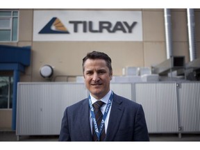 Tilray President Brendan Kennedy. The company has received approval from the U.S. Drug Enforcement Administration agency to export a medical cannabis product south of the border for use in a clinical trial.