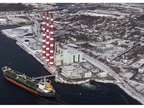 The Tufts Cove Generating Station in Dartmouth, N.S. is seen on Friday, Jan.19, 2018. Canadians could come out ahead financially with a federally-imposed carbon tax, or so concludes the latest study on the policy as understanding of emission reduction options continue to evolve.