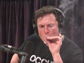 Elon Musk told Joe Rogan that he's not a regular weed smoker.