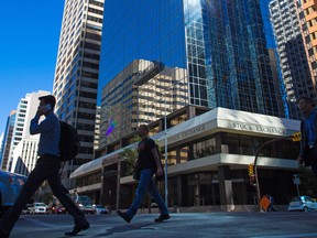 The Stock Exchange Tower which houses Kinder Morgan head offices in Calgary. Shareholders agreed on Aug. 30 to sell the TransMountain pipeline to the Canadian government.