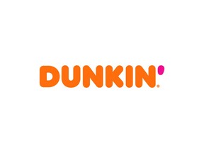 This undated image provided by Dunkin' shows a new Dunkin' logo that will be in restaurants in January 2019. Dunkin' is dropping the donuts -- from its name, anyway. Doughnuts are still on the menu, but the company is renaming itself "Dunkin'" to reflect its increasing emphasis on coffee and other drinks. (Dunkin' via AP)