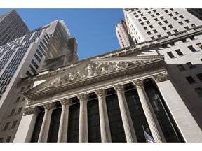 FILE- This Dec. 21, 2016, file photo shows the New York Stock Exchange. The U.S. stock market opens at 9:30 a.m. EDT on Friday, Sept. 7, 2018.