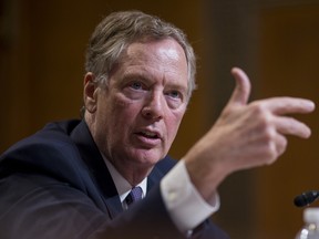 Robert Lighthizer, U.S. trade representative, says there is "some distance" between the United States and Canada on North American Free Trade Agreement issues, including dairy and trade dispute settlement.