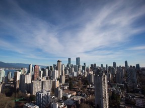 Condos in downtown Vancouver.