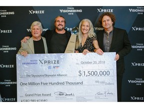 The Skysource / Skywater Alliance team, based in Venice Beach, California, wins the Water Abundance XPRIZE