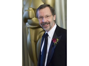 FILE - In this Feb. 7, 2009 file photo, award recipient, President of Walt Disney Animation Studios and Pixar Animation Studios Ed Catmull arrives at the 81st Annual Academy of Motion Picture Arts and Sciences' Scientific and Technical Awards, in Beverly Hills, Calif. Catmull, the president of Walt Disney and Pixar Animation Studios since 2006, is retiring next year. The Walt Disney Company says Tuesday, Oct. 23, 2018, that the 73-year-old Pixar co-founder will remain in an advisory role through July 2019.