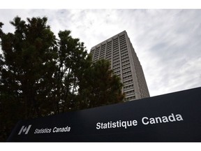The Statistics Canada offices in Ottawa are pictured, May 1, 2013. Statistics Canada says real gross domestic product edged up 0.1 per cent in August, the seventh consecutive month to see an increase.