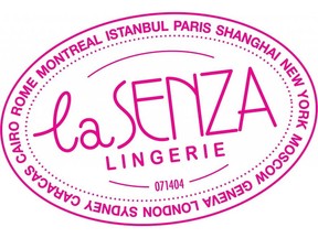 A La Senza logo is shown in a handout. The parent company of La Senza says it is pursuing "alternatives" for the embattled Canadian lingerie retailer. THE CANADIAN PRESS/HO