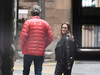 Foreign Affairs Minister Chrystia Freeland and Gerald Butts, senior political adviser to Justin Trudeau, walk in the loading dock of the Office of the Prime Minister and Privy Council on Sunday.