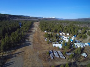 The Turnagain camp includes a one kilometre air strip.