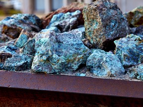 Rocks containing cobalt. Something Surge is exploring for around the world.