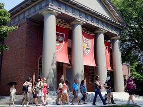 The Harvard University campus in Cambridge, Mass. Students for Fair Admissions, Inc., claim Harvard’s affirmative-action policies discriminate against Asian-American students.