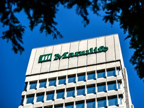 Shares in Manulife have fallen by 14 per cent since research firm Muddy Waters said on Oct. 4 it had taken a short position on the stock.