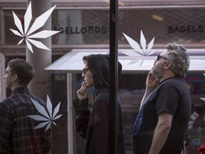 People stand in line to get into MedMen’s Los Angeles pot shop. By buying PharmaCann, MedMen will have 79 licensed cannabis facilities, including grow operations, in 12 states.