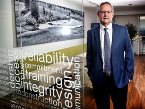 Husky CEO Rob Peabody at the company's Calgary offices in 2017.