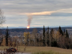 Enbridge Inc.'s WestCoast Mainline ruptured near Prince George late Tuesday.