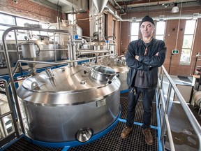 Tom Paterson in his Junction Craft Brewing facility in Toronto.