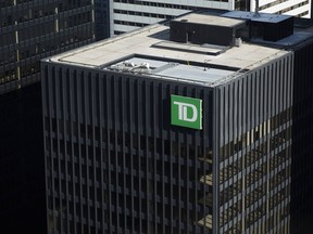 Toronto-Dominion Bank wants customers to complete nine out of every 10 routine transactions on their own within three years.