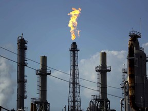 An oil refinery in Texas.