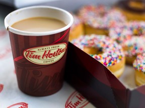 Sales at Tim Hortons restaurants in Canada open for 13 months or more, a key retail metric, increased 0.9 per cent in the quarter ending September 30.