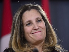 Minister of Foreign Affairs Chrystia Freeland