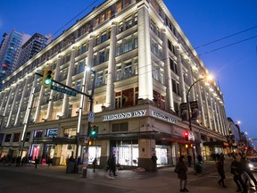 The top floors of Vancouver's downtown Hudson's Bay store will become a WeWork location.