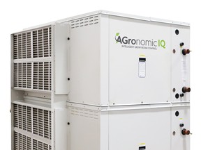 Agronomic IQ's Evolution Series. The company modified indoor pool dehumidifiers for cannabis companies.