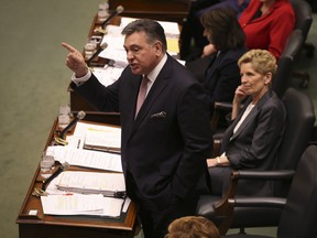 Charles Sousa at Queen's Park when he was in the cabinet of premier Kathleen Wynne.