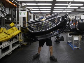 Magna International Inc lowered its expectations for 2018 light vehicle production in North America to 17 million units, compared with its earlier forecast of 17.2 million.
