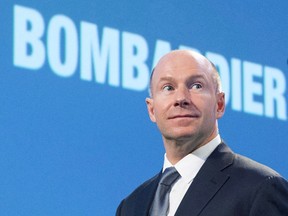Bombardier announced the stock-sale plan in August. The Ontario Securities Commission said the next month that top executives including CEO Alain Bellemare were aiming to sell millions of shares.