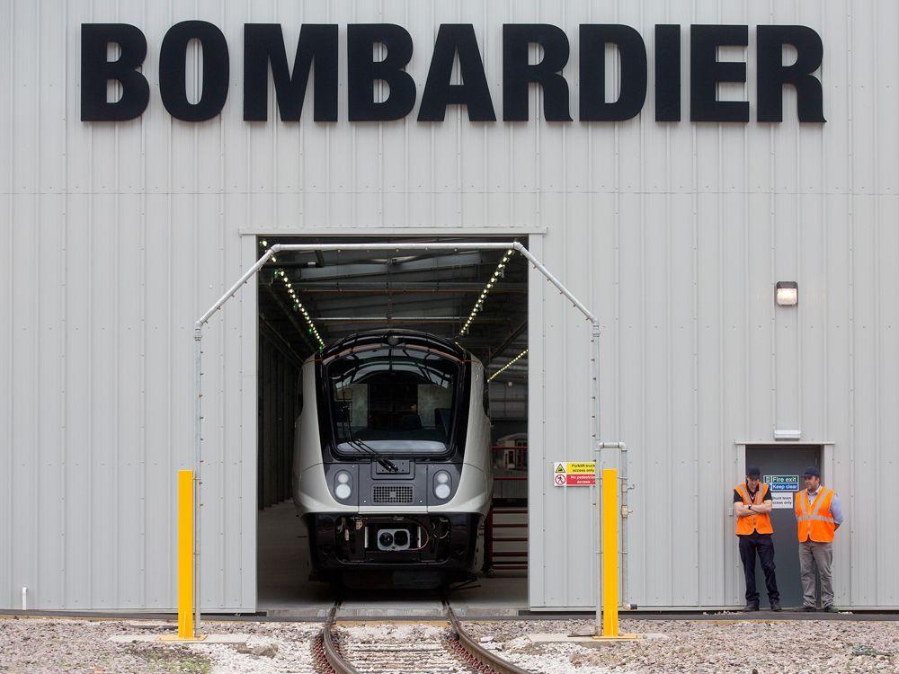 Bombardier stock rout trims odds of 2billion buyback of rail unit