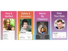 Members are verified by staff at Pair through their in-app selfie. Safety and profile accuracy score appears on member profiles. Rate your date promotes positive behaviour.