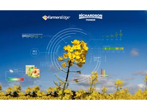 Farmers Edge suite of digital agronomic tools will be incorporated into Richardson Pioneer's extensive retail network.