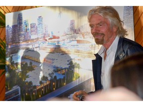 Virgin Group Founder Sir Richard Branson announces plans for new terminal for Virgin Voyages at PortMiami.