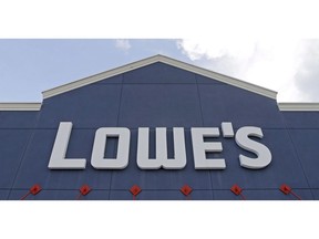 A Lowe's store in Hialeah, Fla. on Wednesday, June 29, 2016. Lowe's Companies Inc. says it plans to close 31 Canadian stores and other locations as part of a plan to focus on its most profitable operations that also includes the closure of 20 stores in the U.S.