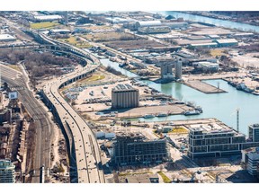 Toronto's Eastern Waterfront is seen in this undated handout photo. Sidewalks Labs says it is keen on reviewing and perhaps even implementing recommendations made by a panel of millennials for the Alphabet Inc.-backed company's proposed high-tech community in Toronto.