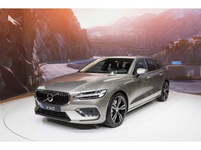 The new Volvo V60 is presented during the press day at the 88th Geneva International Motor Show in Geneva, Switzerland, Wednesday, March 7, 2018. Major automakers are preparing for a future where drivers might not want to own the cars they use.The shift comes as the industry undergoes rapid technological change towards an eventual driverless future, while high up-front costs and ownership burdens have a small but growing minority of drivers fuelling demand for alternatives.