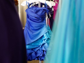 Gowns at a David's Bridal store in Ottawa. The chain is making preparations for a bankruptcy filing, sources say.