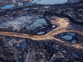 The Suncor Energy Millenium mine. Suncor is opposed to government intervention to oil curb production.
