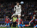 Real Madrid Real midfielder Gareth Bale during a Champions League.