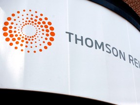 Thomson Reuters reported its third-quarter profit fell compared with a year ago, as its revenue edged higher.