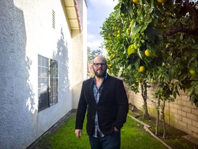 "I see no way out," says Sol Amith, shown at home in Laguna Niguel, California, on Dec. 27. 2018. "I am 40, have built a strong career, have 17 years experience, and if something were to happen to me, my wife and kids would be homeless within a year when my life insurance ran out."