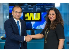 TerraPay CEO Ambar Sur and Head of Account Payout Network for Western Union Sobia Rahman