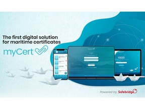 myCert – the first digital solution for maritime certificates